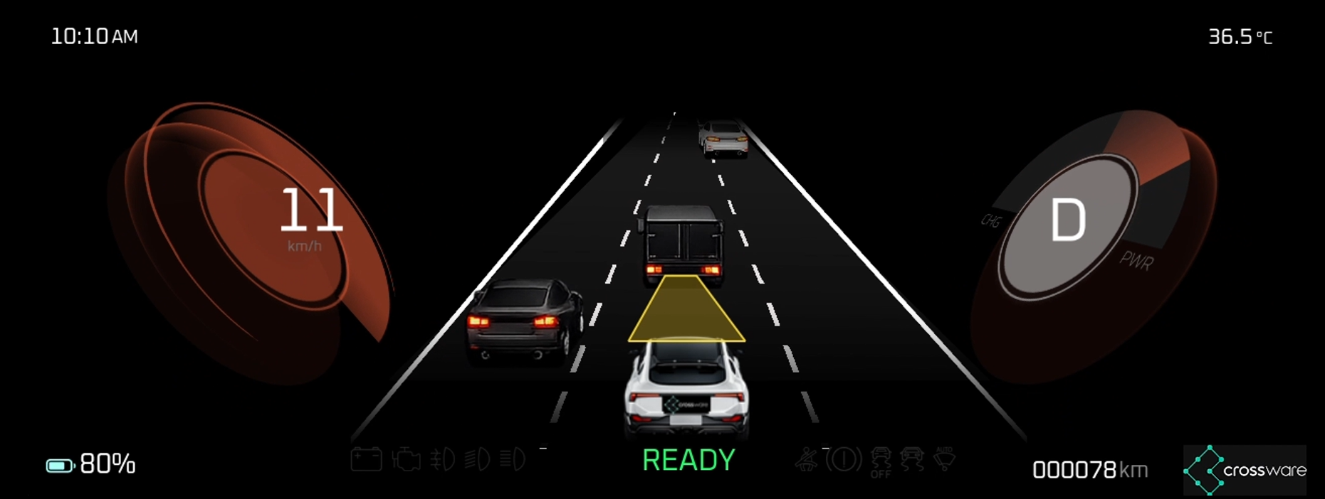 Passenger vehicle cockpit
